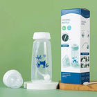 Hands-Free Anti-Colic Baby Feeding Bottle with Long Straw Tube