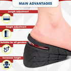 Kalevel Adjustable Height Increase Breathable Air Cushion Shoe Insoles (Up to 4.4 Inches)